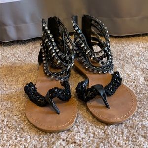 Black sandals